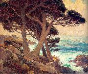Payne, Edgar Alwin Sentinels of the Coast, Monterey china oil painting artist